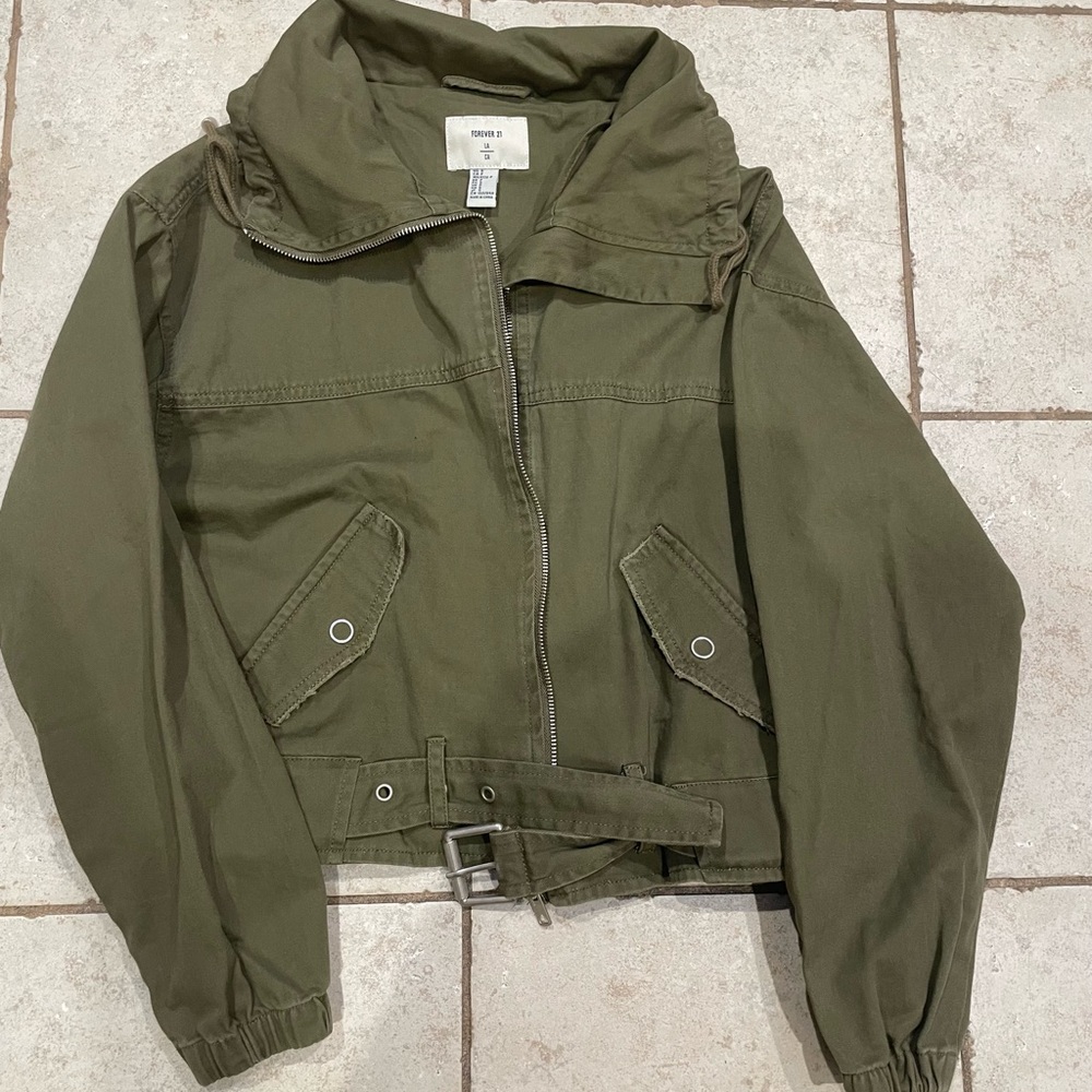 Cargo green jacket